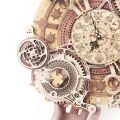 RoboTime Mechanisches 3D-Puzzle aus Holz Uhr mit Kalender